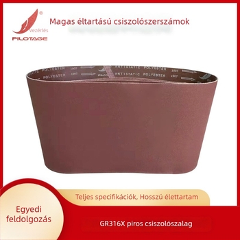 Rozsdamentes acélhoz készült csiszoló szalag pneumatikus szalagcsiszolóhoz