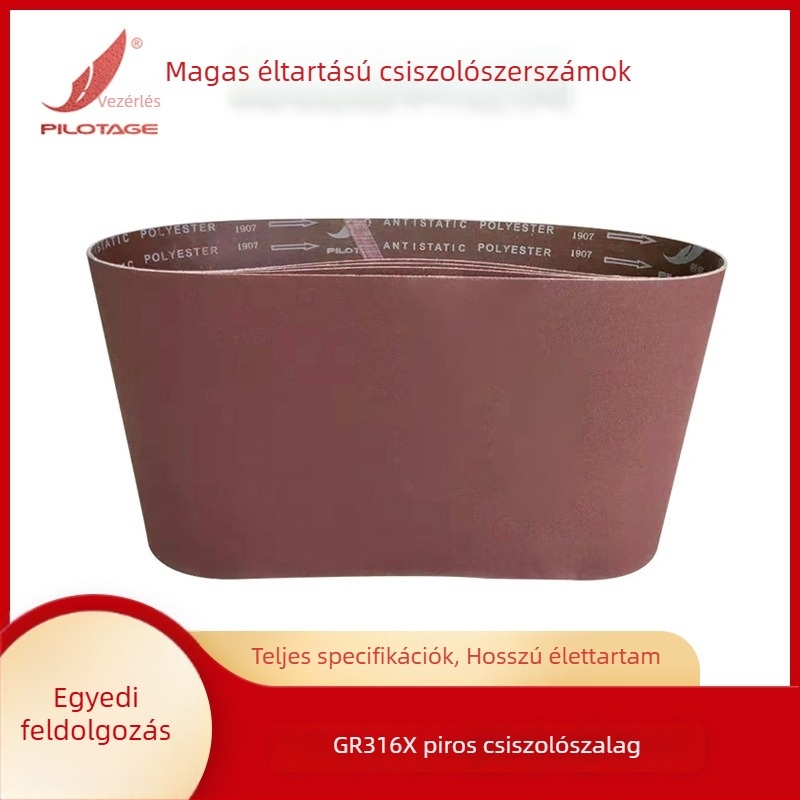 Rozsdamentes acélhoz készült csiszoló szalag pneumatikus szalagcsiszolóhoz