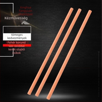 Fehér korund és vasoxid hengeres olajkő, átmérő 150 mm, hossz 6 mm