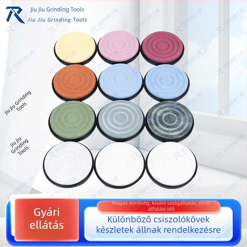 Kerek olajos köszörűkő késekhez