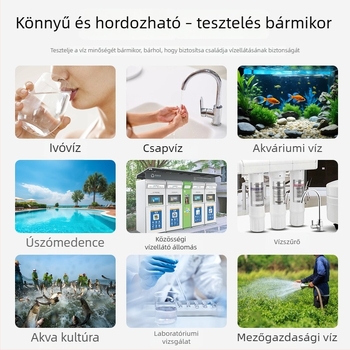 TDS vízminőség mérő toll, nagy pontosságú EC mérés, négy szintű színkódolt kijelző, OEM/ODM-támogatás