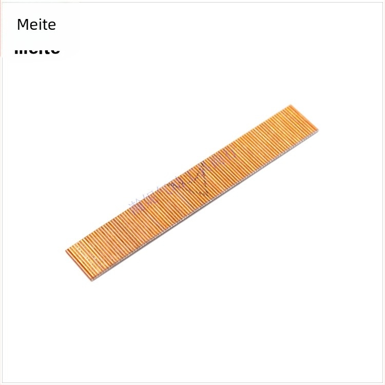 Binchi rézbevonatú szegek, rozsdamentes acél szúnyog-tűk, egyenes sor fej nélküli szegek, méretek 608/610/612/615/618