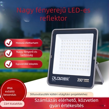LED reflektor 200W kültéri vízálló IP66 építkezésekhez és gyárakhoz