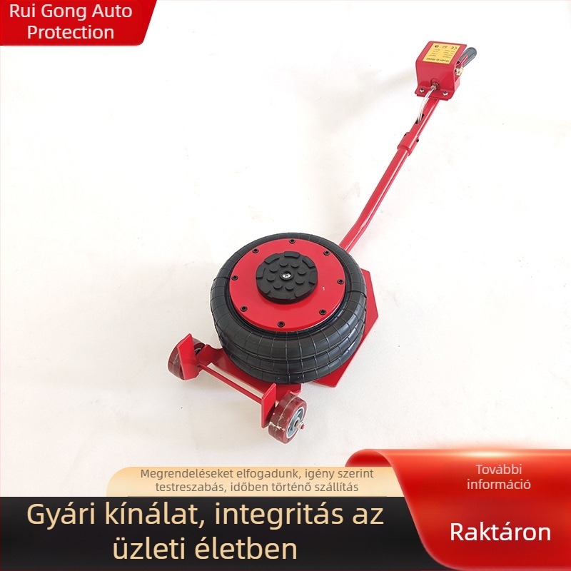 Rövid fogantyúval rendelkező hidraulikus autóemelő légzsákkal