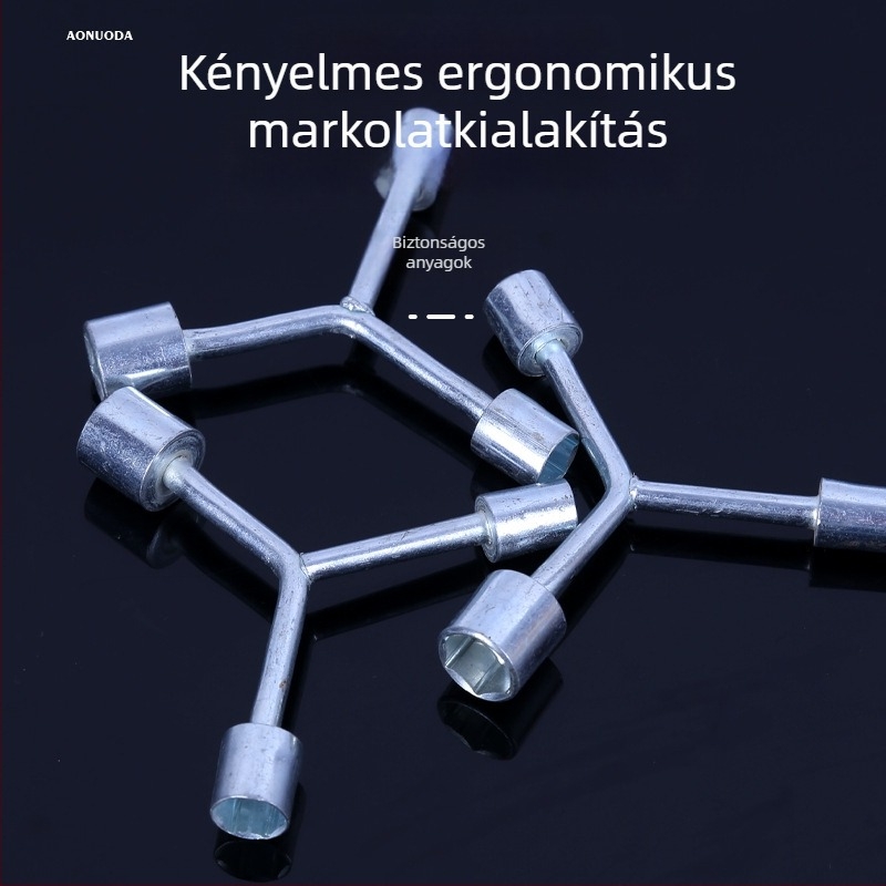 Y-alakú, többfunkciós hüvelykes kulcs 8/10/12 mm kézi karbantartáshoz és szétszereléshez.