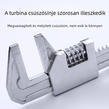 F-típusú többfunkciós derékszögű állítható csavarkulcs nagy nyílással