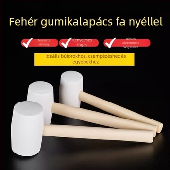 Fa nyélű gumikalapács csempe burkoláshoz