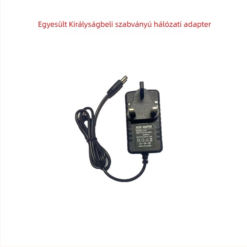 90 fokos tápegység 12V 2A routerhez, set-top boxhoz és LED-szalaghoz, 2 m és 1 m hosszabbító kábelekkel