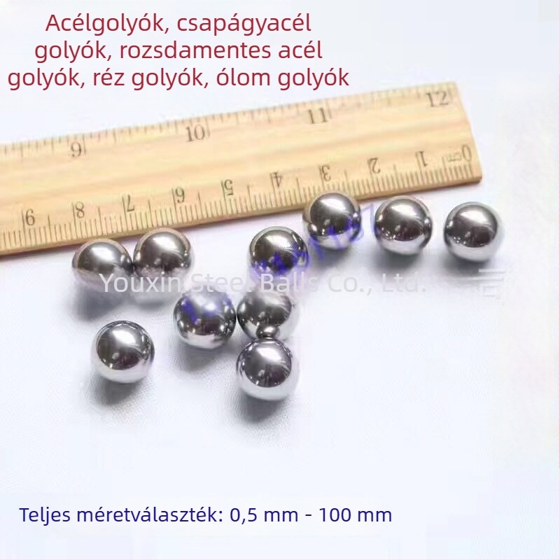 304 rozsdamentes acél golyók, méretek 11 mm, 11,5 mm, 12 mm, 12,7 mm, 13 mm, 14 mm, 15 mm
