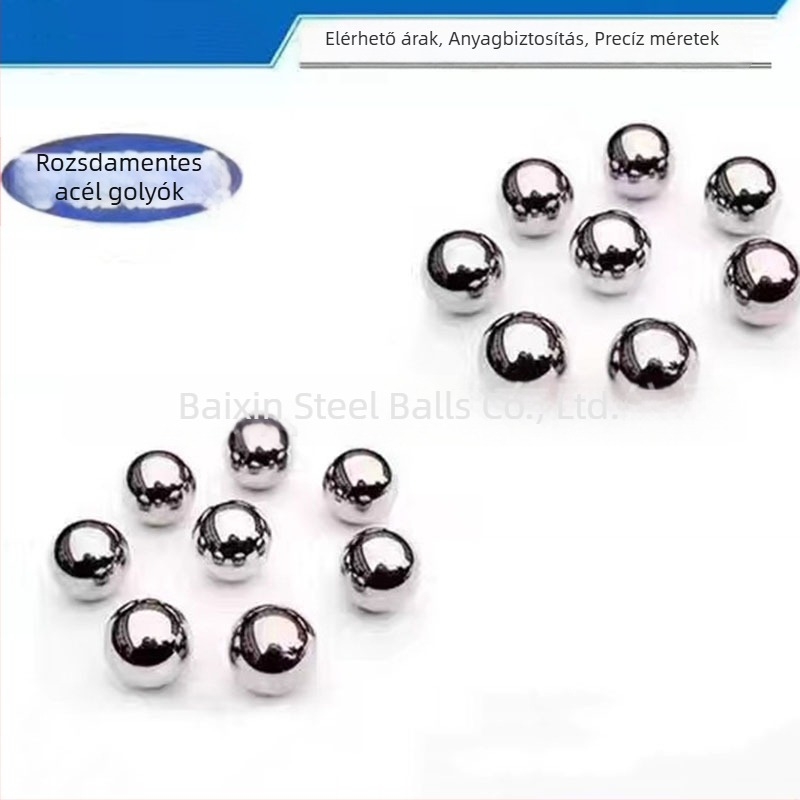 304 rozsdamentes acél golyók, méretek 11 mm, 11,5 mm, 12 mm, 12,7 mm, 13 mm, 14 mm, 15 mm