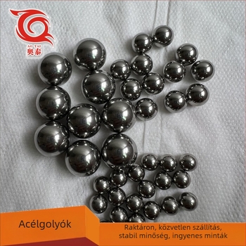 Szilárd acélgolyók, karbonacélból, 6 mm és 8 mm, finoman csiszolt és polírozott felület, golyók csapágyakhoz