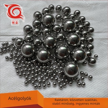 Szilárd acélgolyók, karbonacélból, 6 mm és 8 mm, finoman csiszolt és polírozott felület, golyók csapágyakhoz