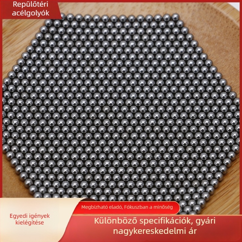 GCr15 csapágyacél golyók golyósmalmokhoz, nagy keménység, polírozott felület, több méret