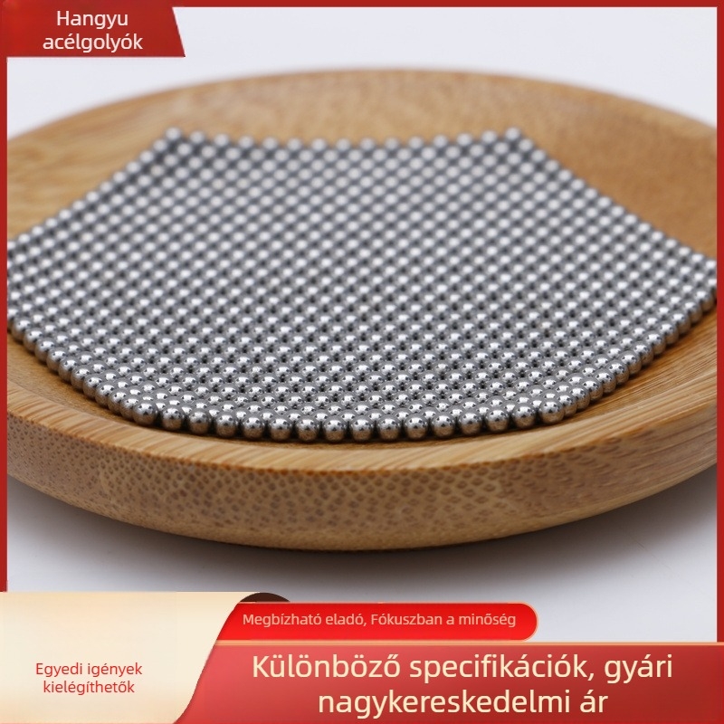 GCr15 csapágyacél golyók golyósmalmokhoz, nagy keménység, polírozott felület, több méret