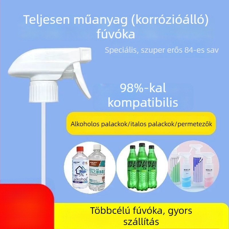 Univerzális permetezőfej italos üveghez, kézi spriccelő a kerthez, tisztításra és hajápolásra, háztartási használatra
