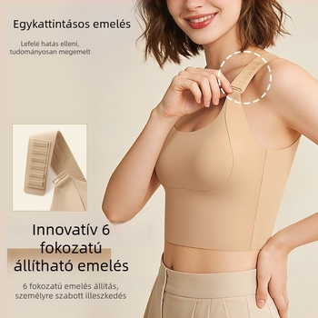 TikTok-stílusú lift-up felső, hátat formázó sportos alakformáló, négy az egyben