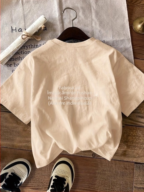 Tricou de Halloween cu figură întunecată, craniu, scrisoare de dragoste, slogan, imprimat cu guler rotund, îmbrăcăminte transfrontalieră pentru femei