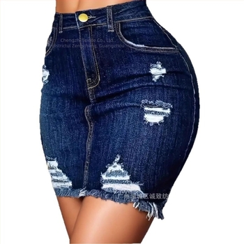 [Cu sinceritate] Fustă din denim pentru femei transfrontalieră, explozii de stații independente de comerț exterior european și american