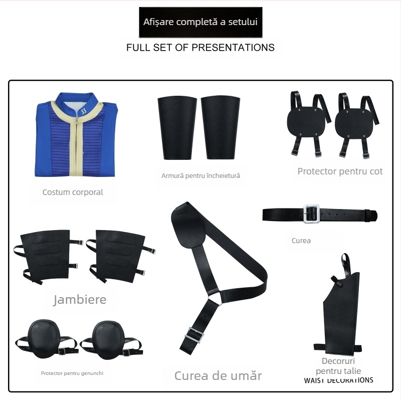 Costum de cosplay Lucy, din același stil, pentru film și televiziune, pentru serialul TV american Amazon, animație bidimensională, Radiation Luxi Cos Suit