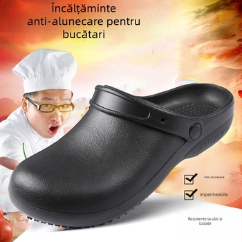 Pantofi de lucru ușori, impermeabili, impermeabili la ulei, cu croială joasă, pantofi de bucătărie, pantofi de bucătar antiderapanți pentru bărbați și femei, 2022