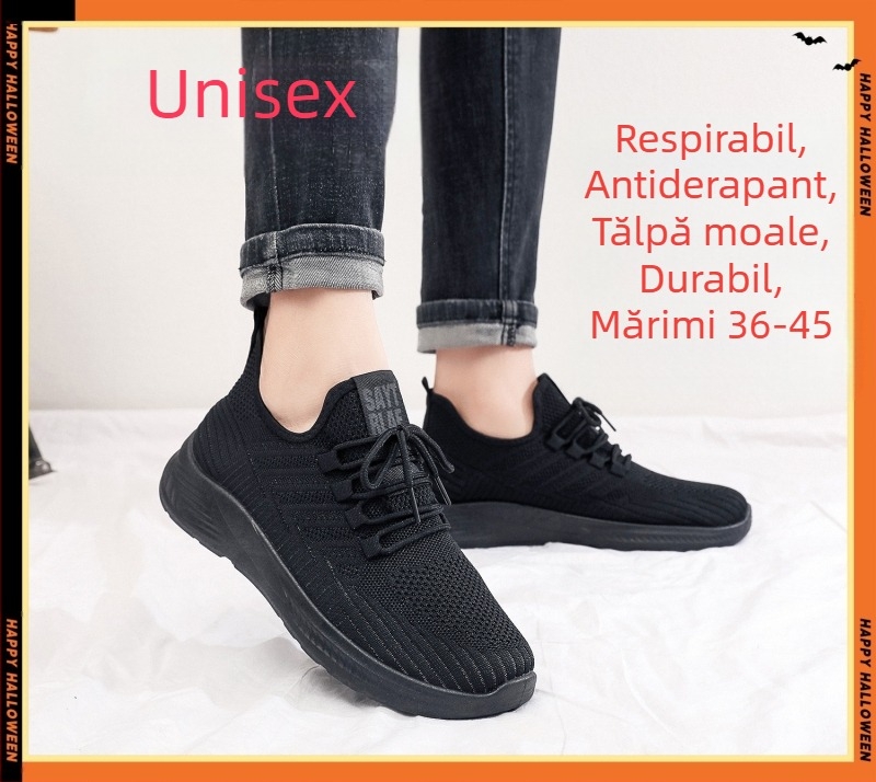 Pantofi sport casual noi pentru bărbați, pantofi de mers respirabili cu goluri, pantofi de hotel negri, pantofi antiderapanți cu talpă moale, pantofi pentru bărbați