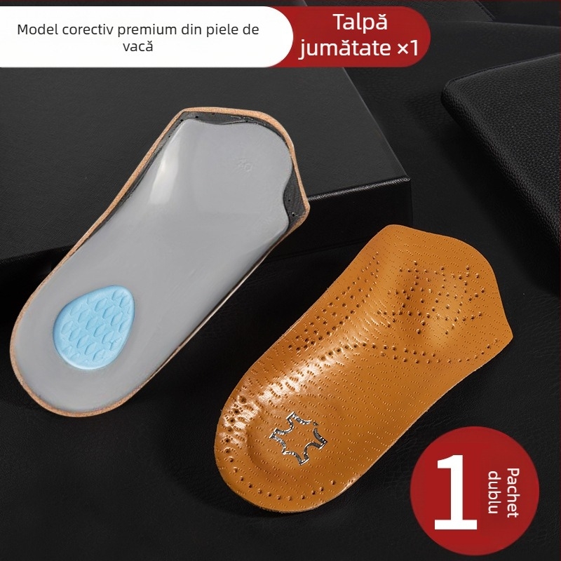 Brant interior din piele de tip 0 pentru picior, picior plat, suport pentru arcul plantar pentru bărbați și femei, tip XO, branț interior valgus pentru picior, corecție cu opt caractere, en-gros