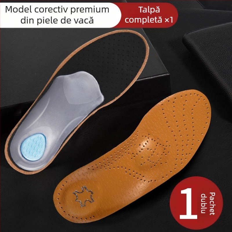 Brant interior din piele de tip 0 pentru picior, picior plat, suport pentru arcul plantar pentru bărbați și femei, tip XO, branț interior valgus pentru picior, corecție cu opt caractere, en-gros