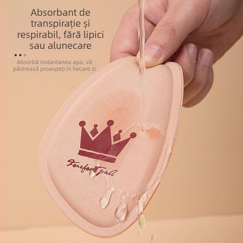 Pantofi cu toc înalt, cu pernă frontală pentru palmă, pentru femei, antiderapante, antidurere, respirabile, absorbante de transpirație, burete anti-uzură, pantofi de mărime mică, cu pernă mare, en-gros