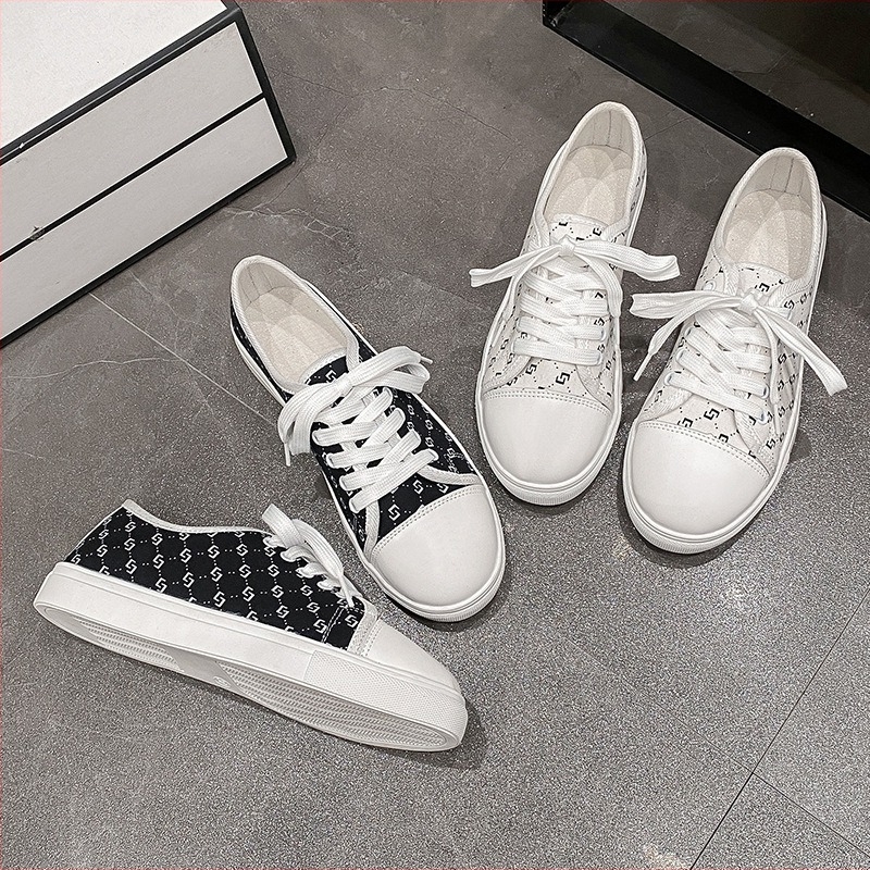 Pantofi de pânză noi de primăvară și toamnă pentru femei, la modă, cu toate potrivirile, casual, confortabili, în stil coreean, respirabili, cu talpă moale, ușori pentru studenți