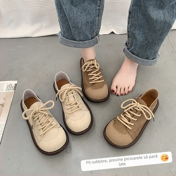 Pantofi de damă cu blană, mărime mare, mărimea 35-43, stil Fairy, 41, pantofi de damă cu talpă joasă, versatili, cu căptușeală din fleece, antiderapantă