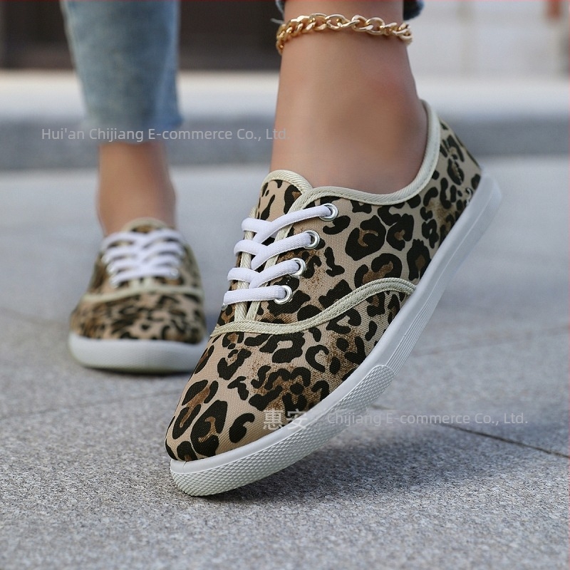 Pantofi de pânză de culoare neregulată populari transfrontalieri europeni și americani pentru femei, pantofi de primăvară și toamnă, adidași versatili în stil coreean, stil stradal, en-gros