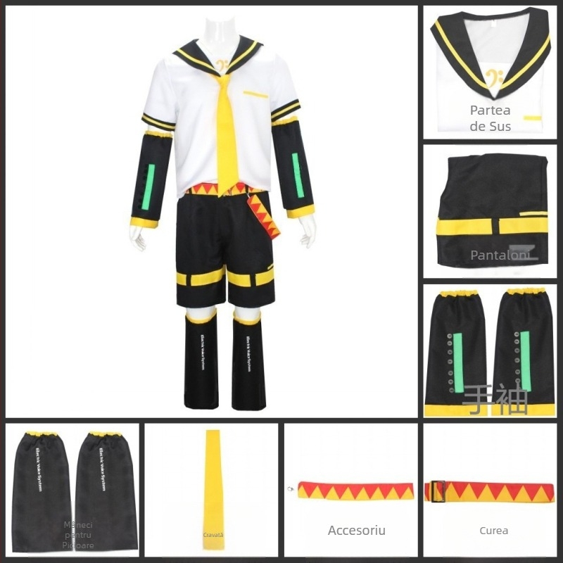 Costum de marinar cu sunet oglindă în stoc, costum de cosplay pentru gemeni