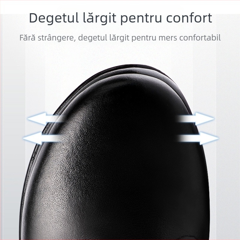 Pantofi cu platformă cu fund moale, cu cap rotund, impermeabili, cu fund gros, cu un singur strat, pentru femei, de dimensiuni mari, antiderapante, confortabili, pentru vârstnici și persoane în vârstă, pentru mame