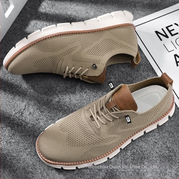 Pantofi sport confortabili pentru bărbați, din plasă respirabilă, 2024, vară nouă, casual, Temu, stil fierbinte, mărime mare, en-gros