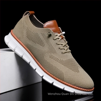 Pantofi sport confortabili pentru bărbați, din plasă respirabilă, 2024, vară nouă, casual, Temu, stil fierbinte, mărime mare, en-gros