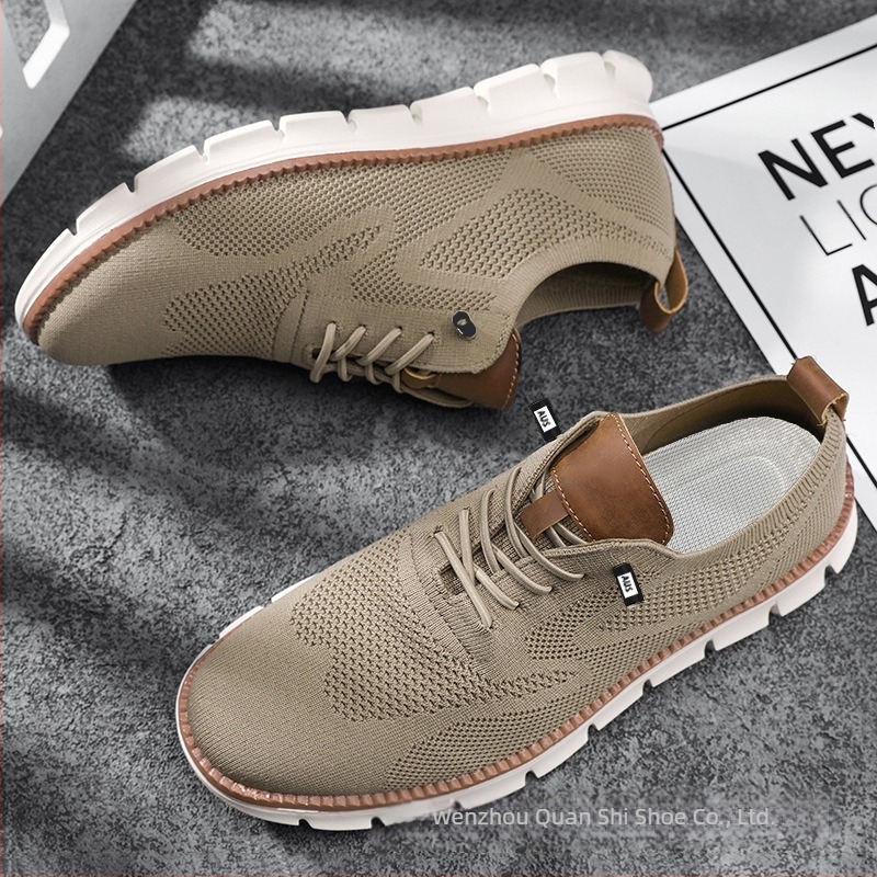 Pantofi sport confortabili pentru bărbați, din plasă respirabilă, 2024, vară nouă, casual, Temu, stil fierbinte, mărime mare, en-gros