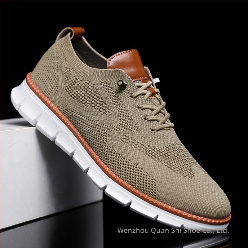 Pantofi sport confortabili pentru bărbați, din plasă respirabilă, 2024, vară nouă, casual, Temu, stil fierbinte, mărime mare, en-gros