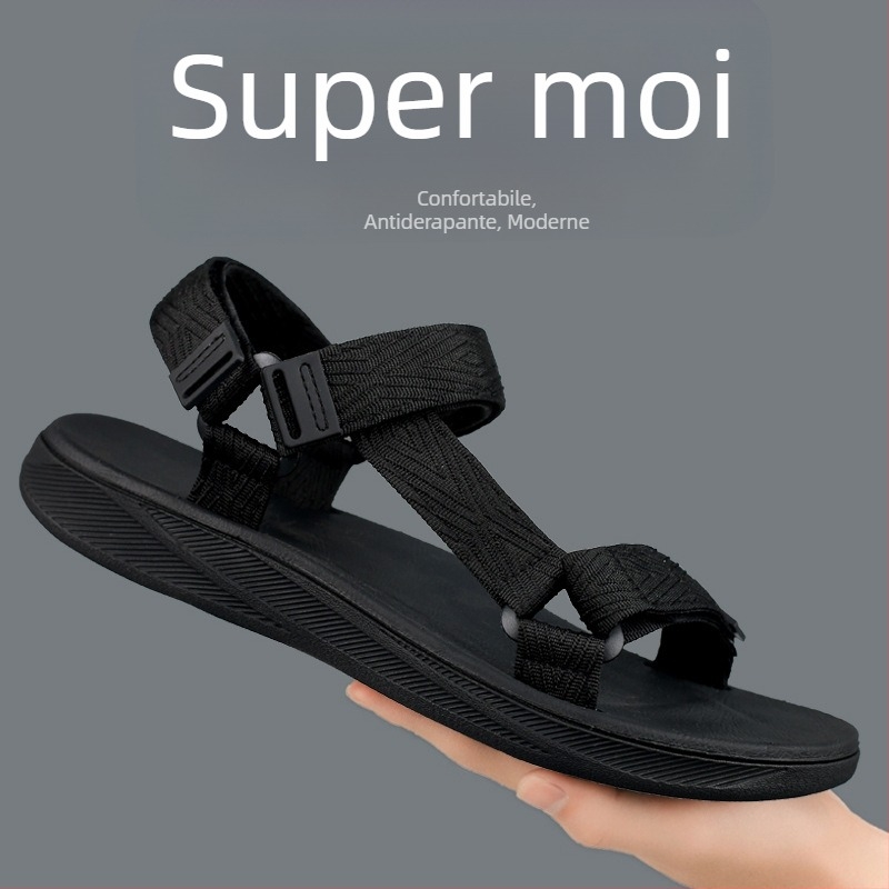 Nou! 2025 Pantofi de plajă pentru bărbați, talpă moale EVA, sandale pentru bărbați, sandale pentru comerț exterior transfrontalier