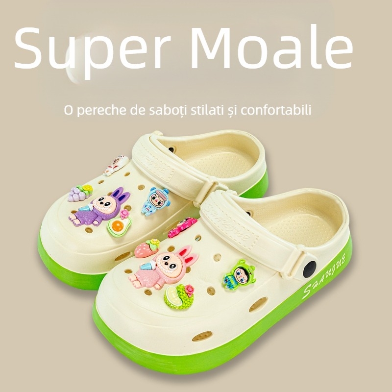 Pantofi sport pentru bărbați și femei, cu găuri, din pânză all-match, dublu culoare, cu găuri, exterior, papuci antiderapanți, la modă, sandale, model nou