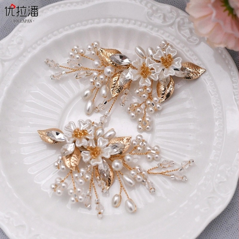 Yulapan HX21 Tocuri înalte Pantofi de nuntă Accesorii Cataramă detașabilă din aliaj pentru pantofi Pantofi cu flori de perle Pantofi cu flori Pantofi Decorare pantofi