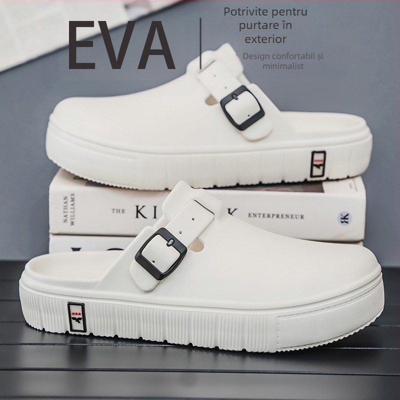 Papuci Baotou pentru bărbați, vară, îmbrăcăminte exterioară, deodorant antiderapant, respirabil, casual, Bircan, pantofi de plajă, sport la modă