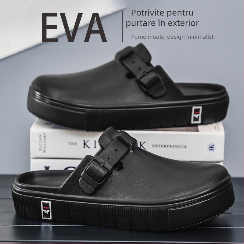 Papuci Baotou pentru bărbați, vară, îmbrăcăminte exterioară, deodorant antiderapant, respirabil, casual, Bircan, pantofi de plajă, sport la modă