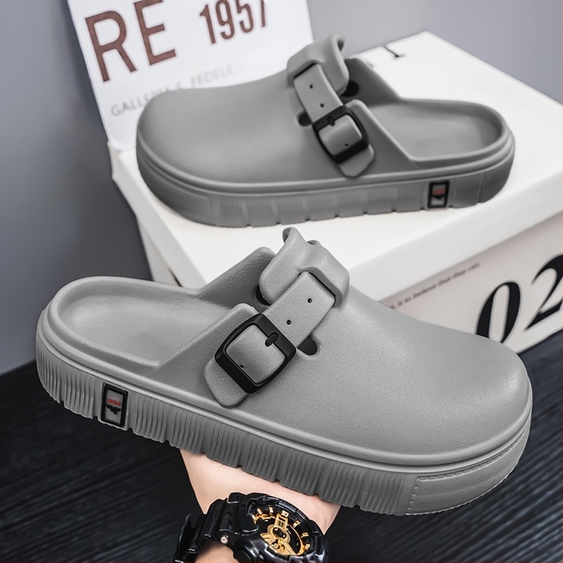 Papuci Baotou pentru bărbați, vară, îmbrăcăminte exterioară, deodorant antiderapant, respirabil, casual, Bircan, pantofi de plajă, sport la modă