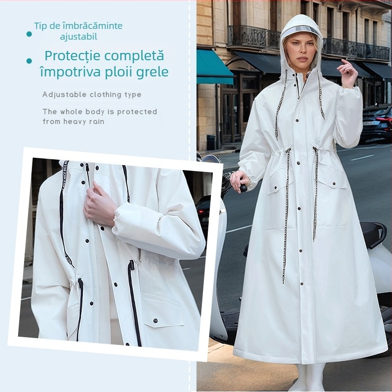 Transport gratuit pentru bicicletă electrică pentru adulți, mare, singură, lungă, impermeabilă pentru tot corpul, neutilizabilă, transfrontalieră