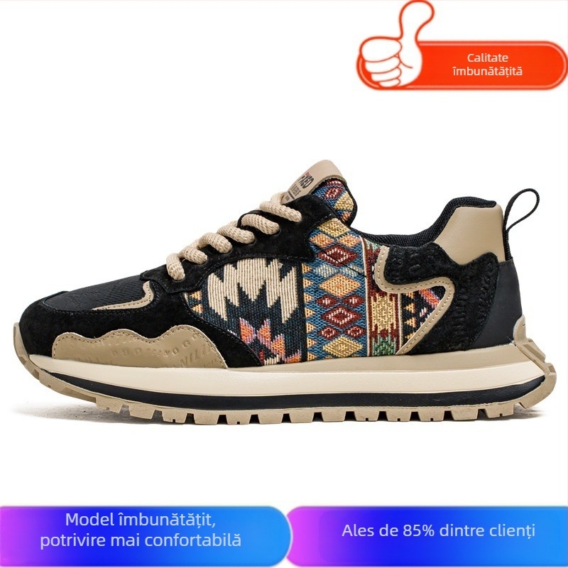 Brand la modă 2024 Toamna Nou Modă All-match Sport Agrement Confortabil Talpă Groasă Anti-alunecare Creștere Rezistentă la Uzură Pantofi la modă