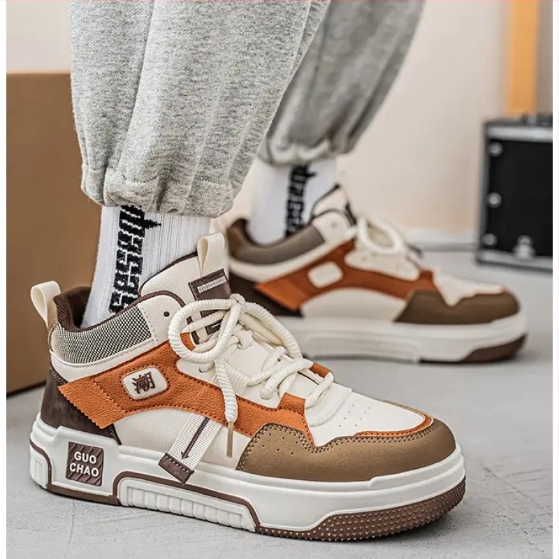 Pantofi sport bărbătești cu talpă înaltă, design de nișă de iarnă, Joker, pantofi casual pentru tineri, studenți, sport, talpă groasă, Xu Heng, 6 sezoane