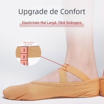 Pantofi de dans pentru femei, pantofi de exerciții cu fund moale, fără cordon, elastici, pentru copii, pantofi de yoga pentru femei, pantofi de dans chinezesc, pantofi cu gheare de pisică