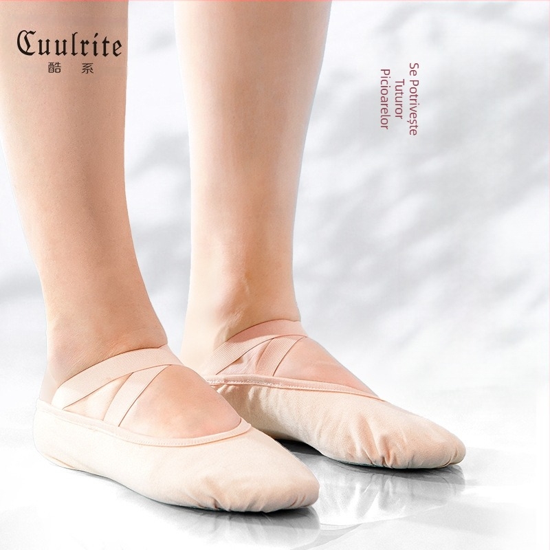 Pantofi de dans pentru femei, pantofi de exerciții cu fund moale, fără cordon, elastici, pentru copii, pantofi de yoga pentru femei, pantofi de dans chinezesc, pantofi cu gheare de pisică