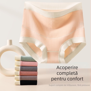 Lenjerie intimă cu talie înaltă pentru femei însărcinate, pentru sarcină timpurie, mijlocie și târzie, postpartum, fără urme, talie înaltă, bumbac, fără urme, mărime plus, lenjerie intimă pentru femei