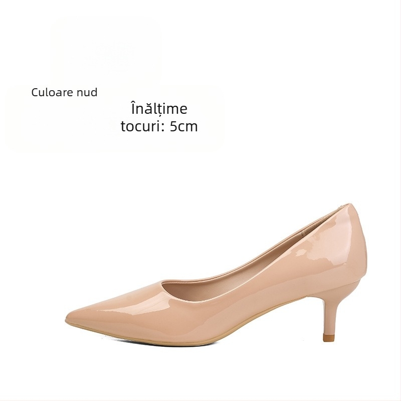 Tocuri înalte pentru femei, toc stiletto, 2025, primăvara timpurie, alb, profesional, vârf ascuțit, design de nișă, pantofi eleganți pentru doamne, culoare nud